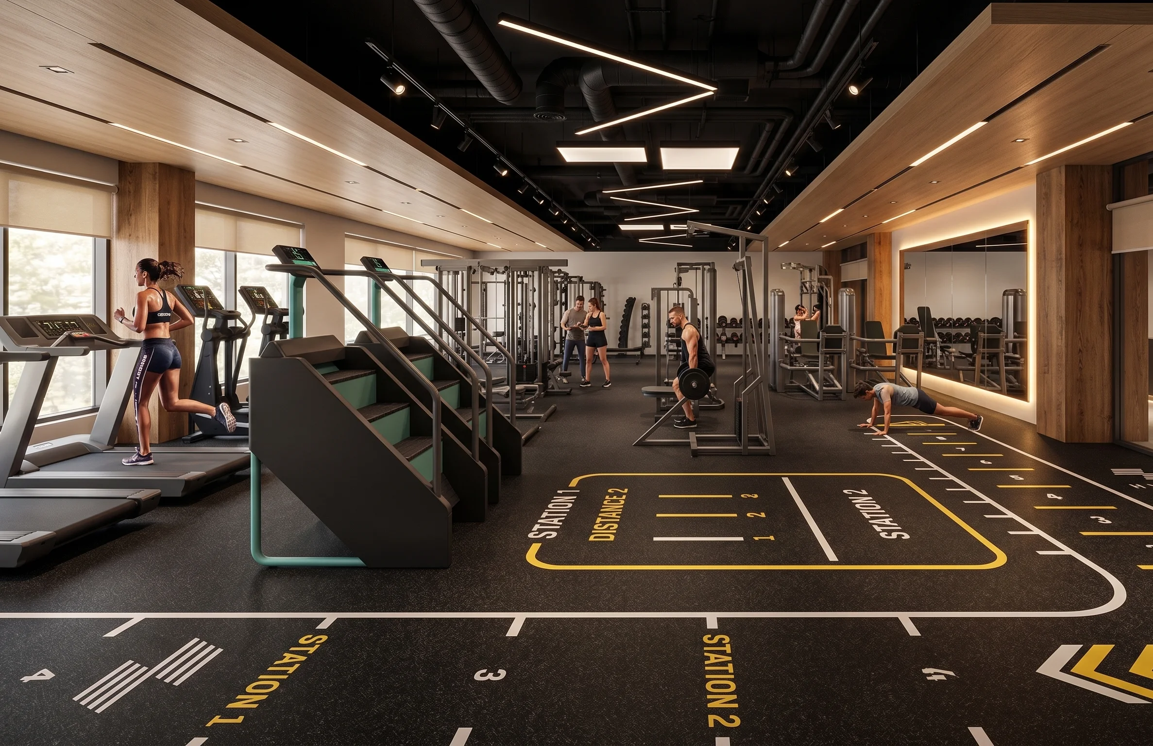 Gimnasio de 271 m² de Villaggio I.